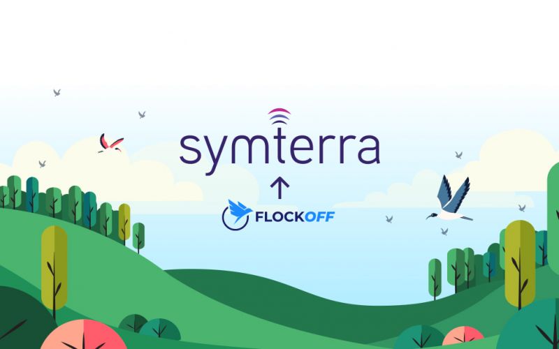 Illustration of how Flock off is now Symterra